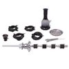 vidaXL Wasserpfeife/Hookah/Shisha mit 4 Schl&auml;uchen Schwarz XXL 83 cm