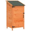 vidaXL Gartenschuppen Braun 59 x 56 x 113,5 cm Massivholz aus Fichte