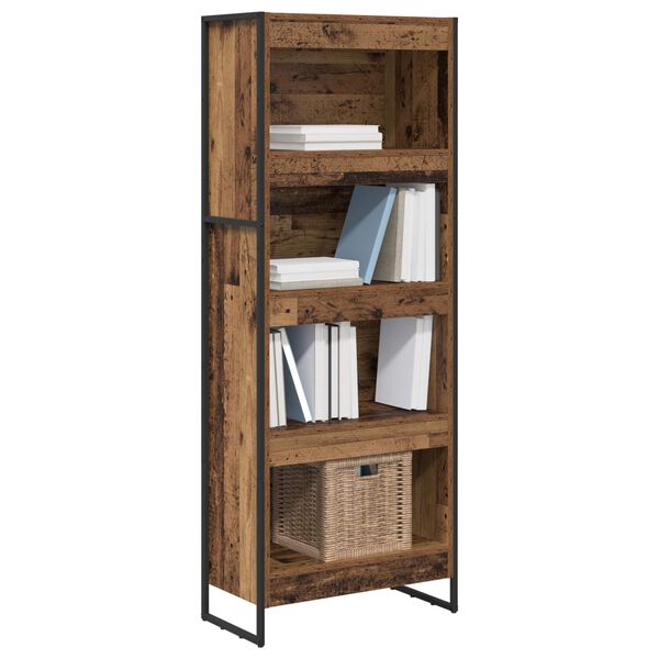 vidaXL B&uuml;cherregal Altholz 80 x 30 x 155 cm Holzwerkstoff