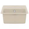 vidaXL Waschbecken Beige 670 x 460 mm 80% Quarz und 20% Harz