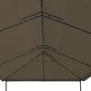 vidaXL Pavillon 600x298x270 cm Taupe 180 g/m²