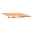 vidaXL Markisenstoff mit Gelb und Orange 400 x 300 cm Polyester