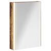 vidaXL Badezimmerspiegelschrank Ger&auml;ucherte Eiche 43 x 11,5 x 60,5 cm