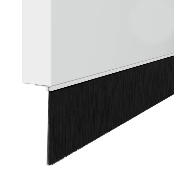 vidaXL Aufsteck T&uuml;rb&uuml;rstendichtungen 2 pcs Wei&szlig; 100 cm