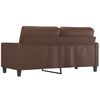 vidaXL 2-Sitzer-Sofa Braun 140 cm Kunstleder