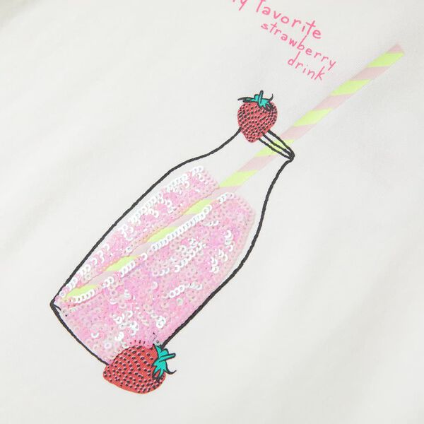 Kinder-T-Shirt Ecru 140