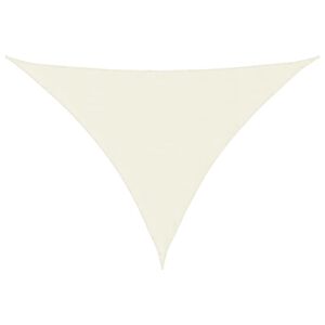 vidaXL Sonnensegel Oxford-Gewebe Dreieckig 3x3x4,24 m Creme