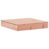 vidaXL Sandkasten mit Deckel 111x111x19,5 cm Massivholz Douglasie