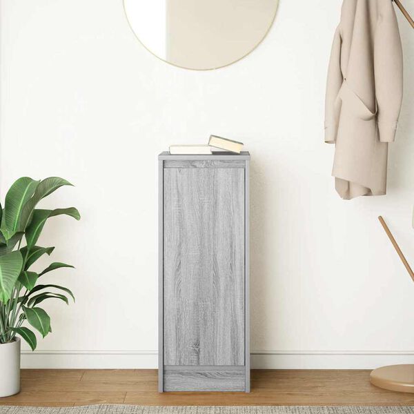 vidaXL Sideboard Grau Sonoma 29,5x34x76 cm Holzwerkstoff