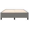 vidaXL Boxspringbettgestell Dunkelgrau 140x190 cm Stoff