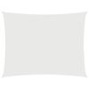 vidaXL Sonnensegel Oxford-Gewebe Rechteckig 3x6 m Weiß