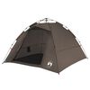 vidaXL Angelzelt 4 Personen Braun Quick Release