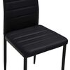 vidaXL Esszimmerst&uuml;hle 4 Stk. Schwarz Kunstleder