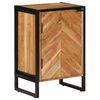 vidaXL Badschrank 40x30x60 cm Massivholz Akazie und Eisen