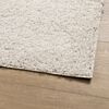 vidaXL Teppich Shaggy Hochflor Modern Creme 300x400 cm