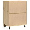 vidaXL Schrank SKI Honigbraun 60 x 46 x 81,5 cm Massives Kiefernholz