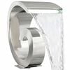 vidaXL Pool-Wasserfall mit LED Edelstahl 304 50 x 30 x 53 cm Silber
