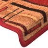 vidaXL Stufenmatten Selbstklebend 5 Stk. 65x21x4 cm Rot