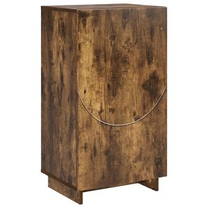 vidaXL Schuhschrank 48 x 38 x 87,5 cm Holzwerkstoff R&auml;uchereiche