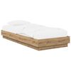 vidaXL Bodenbettgestell Artisan-Eiche 80 x 200 cm Holzwerkstoff