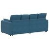 vidaXL Modulares Sofa mit Kissen Blau