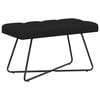 vidaXL Bank mit Knopfheftung Schwarz 80 x 40 x 46 cm Stoff