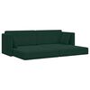 vidaXL Boden-Sofa-Bett 200cm Dunkelgr&uuml;n Samt