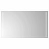 vidaXL LED-Badezimmerspiegel Transparent 70 x 40 cm Geh&auml;rtetes Glas