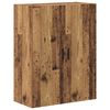 vidaXL Highboard Wandmontiert Altholz 69,5 x 34 x 180 cm Holzwerkstoff