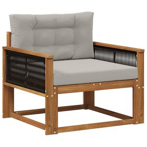 vidaXL Outdoor Mittelsofa Natur