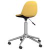 vidaXL B&uuml;rostuhl Drehbar Senfgelb Stoff