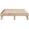 vidaXL Massivholzbett ohne Matratze 140x200 cm Kiefernholz