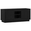 vidaXL TV-Schr&auml;nk 102 x 35 x 45 cm Schwarz Eichen-Optik Holzwerkstoff