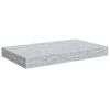 vidaXL Schweberegale 4 Stk. Betongrau 40x23x3,8 cm MDF