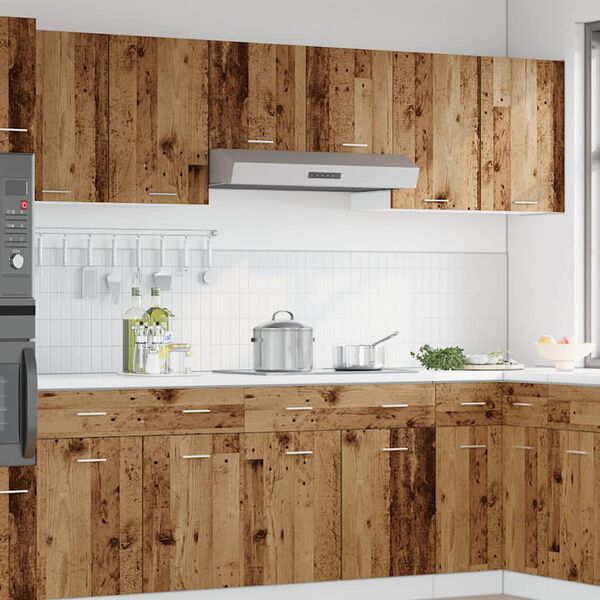 vidaXL Hängeschrank Lyon Altholz-Optik 80x31x60 cm Holzwerkstoff
