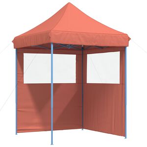vidaXL Partyzelt 200 x 200 x 306 cm Terrakotta Oxford-Stoff