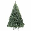 vidaXL K&uuml;nstlicher Weihnachtsbaum mit 300 LEDs Gr&uuml;n 180 cm PE und PVC