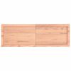 vidaXL Wandregal Hellbraun 120x40x(2-4) cm Massivholz Eiche Behandelt