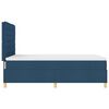 vidaXL Boxspringbett mit Matratze mit Kopfteil Blau 140 x 200 cm Stoff