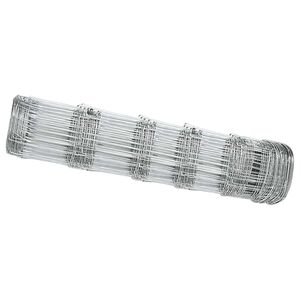 vidaXL Feldzaun Silber 25 x 0,8 m Verzinkter Stahl