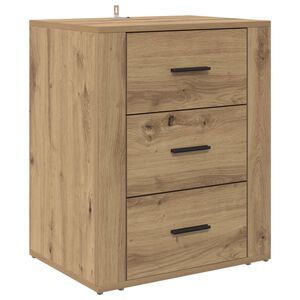 vidaXL Nachttisch Artisan-Eiche 35 x 50 x 60 cm Holzwerkstoff