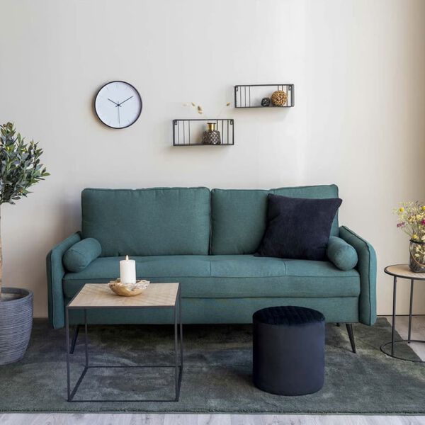 House Nordic 2-tlg. Wandregal-Set Zoe Stahl Schwarz