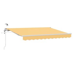 vidaXL Ausziehbare Markise Sand 450 x 300 cm Polyester