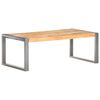 vidaXL Couchtisch 110x60x40 cm Raues Mangoholz