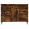 vidaXL Badschrank R&auml;uchereiche 80x33x60 cm Holzwerkstoff