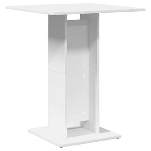 vidaXL Bistrotisch Wei&szlig; 60x60x75 cm Holzwerkstoff