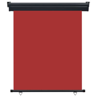 vidaXL Balkon-Seitenmarkise 140 × 250 cm Rot