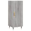 vidaXL Highboard Grau Sonoma 34,5x34x180 cm Holzwerkstoff