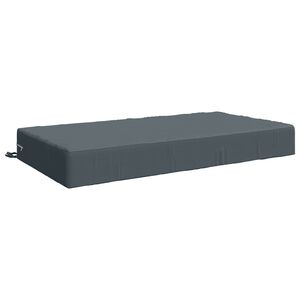 vidaXL Sitzkissen SOEST 100 % Polyester Blau 120 x 80 x 15 cm