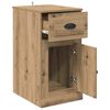 vidaXL Seitenschrank Artisan-Eiche 40 x 50 x 75 cm Holzwerkstoff